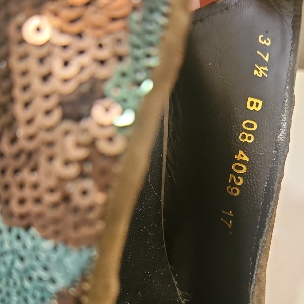 Robert Clergerie Camouflage Sequin Platform Shoes. RARE LIMITED EDITION!!! - Picture 10 of 11